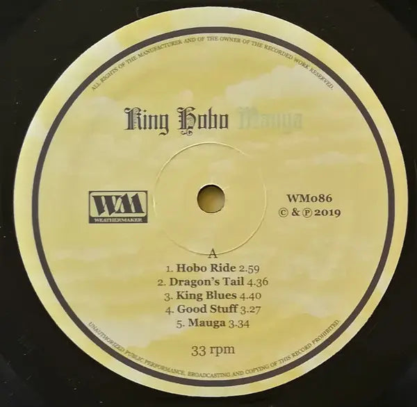 King Hobo : Mauga (LP, Album, Ltd)