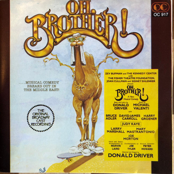 Donald Driver, Michael Valenti : Oh, Brother! (The Original Broadway Cast Recording) (CD, Album)