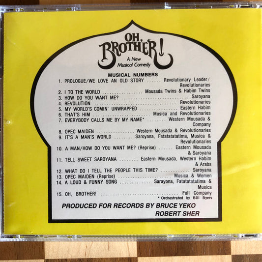 Donald Driver, Michael Valenti : Oh, Brother! (The Original Broadway Cast Recording) (CD, Album)