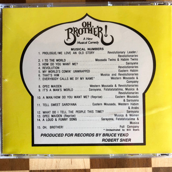 Donald Driver, Michael Valenti : Oh, Brother! (The Original Broadway Cast Recording) (CD, Album)