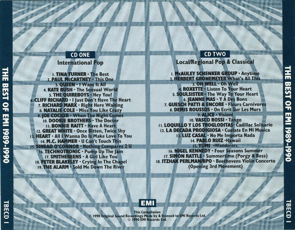 Various : The Best Of EMI 1989-1990 (2xCD, Comp, Promo)