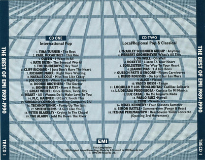 Various : The Best Of EMI 1989-1990 (2xCD, Comp, Promo)