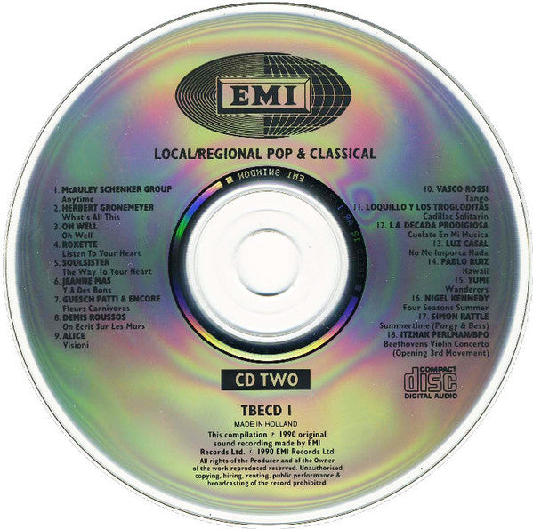 Various : The Best Of EMI 1989-1990 (2xCD, Comp, Promo)