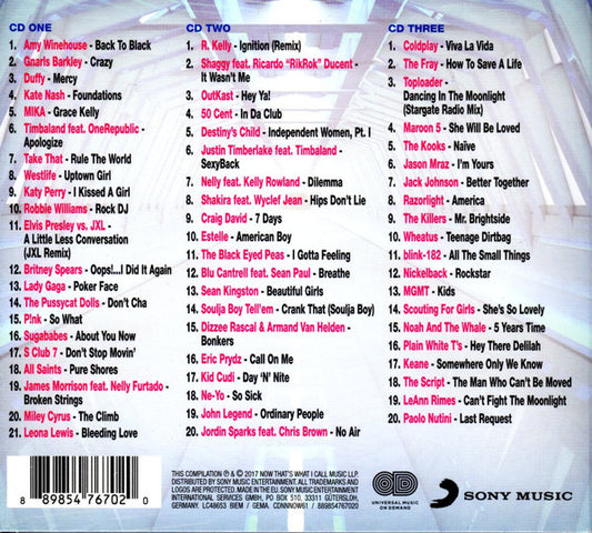 Various : Now That’s What I Call The 00s: The Best Of The Noughties 2000 - 2009 (3xCD, Comp)