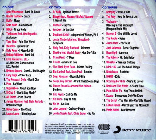 Various : Now That’s What I Call The 00s: The Best Of The Noughties 2000 - 2009 (3xCD, Comp)