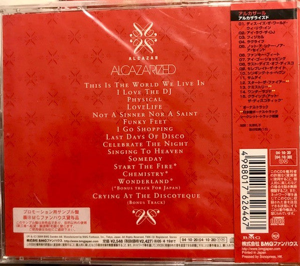 Alcazar : Alcazarized (CD, Album)