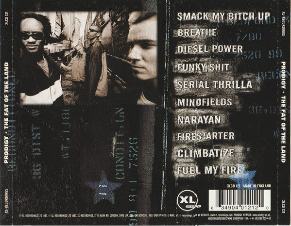 The Prodigy : The Fat Of The Land (CD, Album, RP)