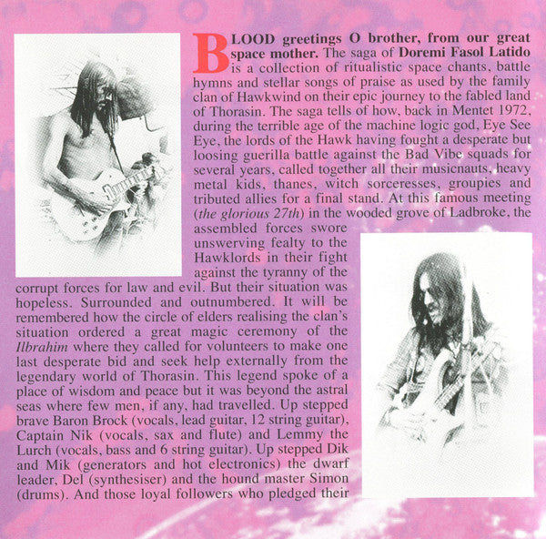 Hawkwind : Doremi Fasol Latido (CD, Album, RE, RM)