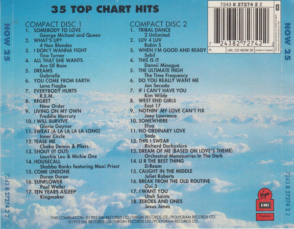 Various : Now That's What I Call Music! 25 (2xCD, Comp)
