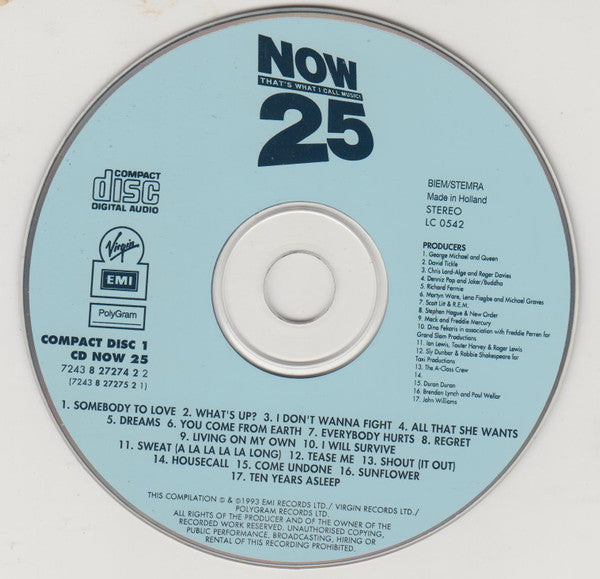 Various : Now That's What I Call Music! 25 (2xCD, Comp)