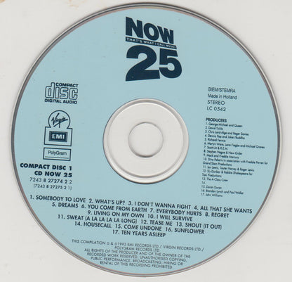 Various : Now That's What I Call Music! 25 (2xCD, Comp)