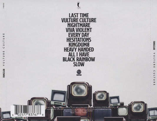 Fangclub : Vulture Culture (CD, Album)