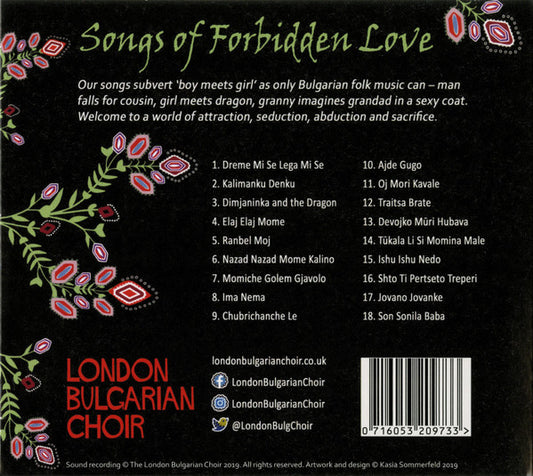 The London Bulgarian Choir led by Dessislava Stefanova : Songs Of Forbidden Love (CD, Album)
