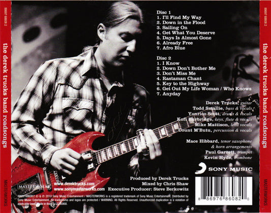 The Derek Trucks Band : Roadsongs (2xCD, Album)