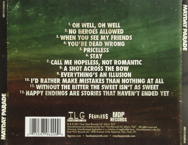 Mayday Parade : Mayday Parade (CD, Album)
