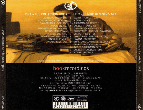 Various : Hook Recordings - The Collection Vol. 2 (CD, Comp + CD, Mixed)