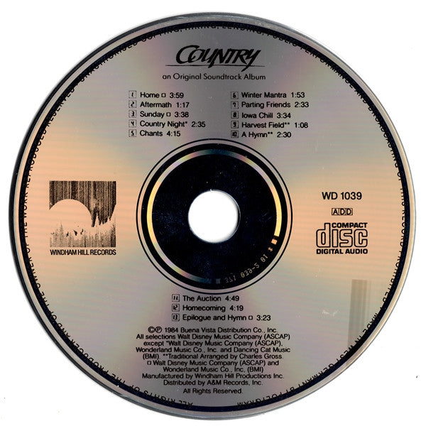 Charles Gross : Country (An Original Soundtrack Album) (CD, Album)