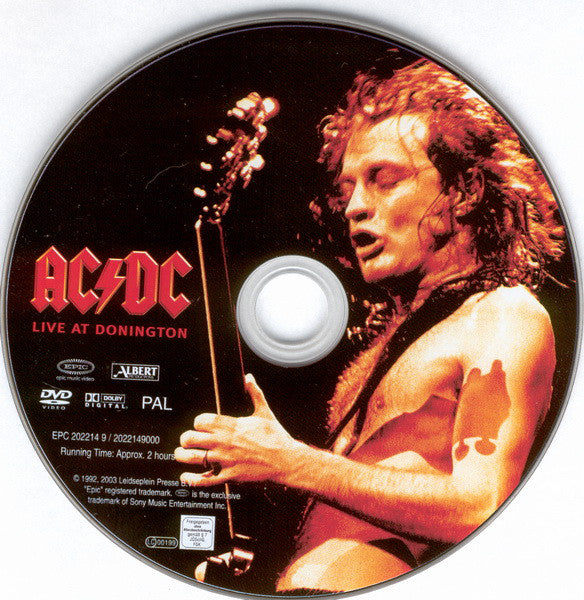 AC/DC : Live At Donington (DVD-V, RM, Multichannel, PAL, 2.0)