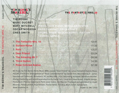 Tim Berne's Snakeoil : The Fantastic Mrs. 10  (CD, Album)