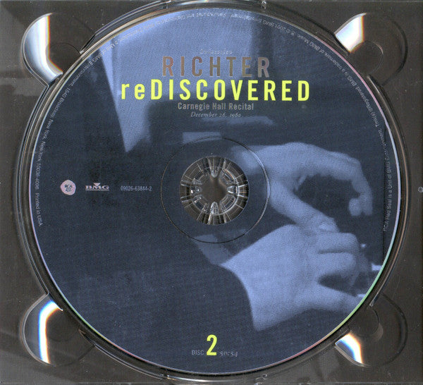 Sviatoslav Richter : Rediscovered • Carnegie Hall Recital December 26, 1960 (2xCD, Album, Ltd, RM, Dig)