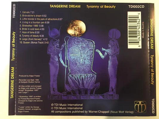 Tangerine Dream : Tyranny Of Beauty (CD, Album)