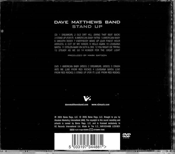 Dave Matthews Band : Stand Up (CD, Album + DVD)