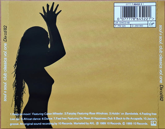Soul II Soul : Club Classics Vol. One (CD, RE)