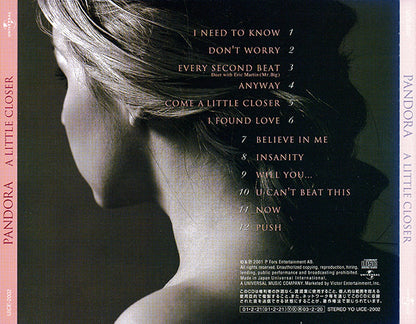 Pandora : A Little Closer (CD, Album)