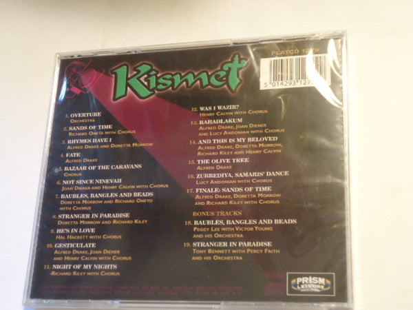 Alfred Drake & The Kismet Original Broadway Cast : Kismet (CD, Album, RE)