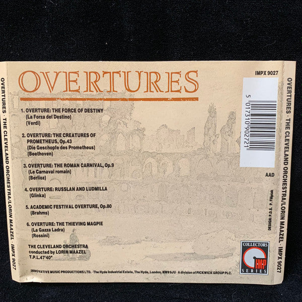 Lorin Maazel, The Cleveland Orchestra : Overtures (CD, Album, RM)