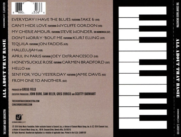 Count Basie Orchestra : All About That Basie (CD, Album)