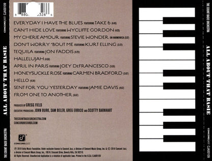 Count Basie Orchestra : All About That Basie (CD, Album)