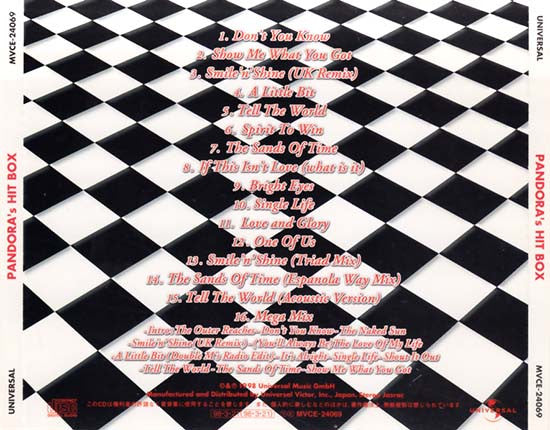 Pandora : Pandora's Hit Box (CD, Comp)