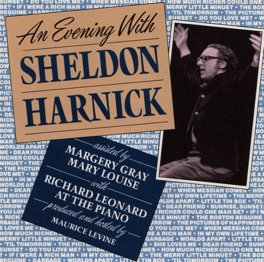 Sheldon Harnick : An Evening With Sheldon Harnick (CD, Album, RE)