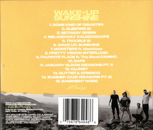 All Time Low : Wake Up Sunshine (CD, Album, Ama)
