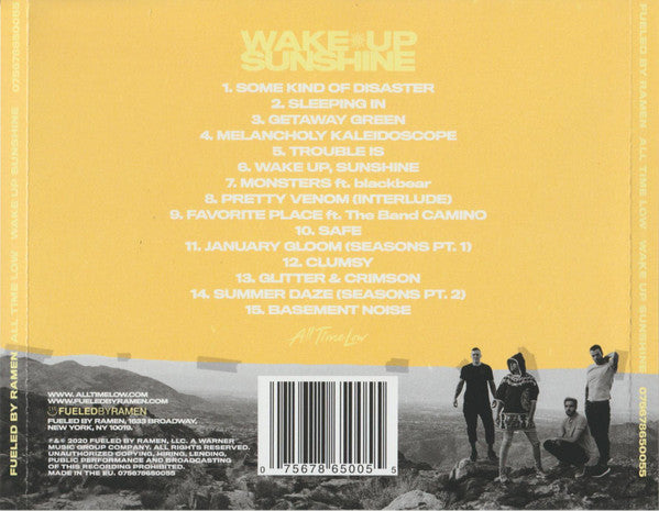 All Time Low : Wake Up Sunshine (CD, Album, Ama)