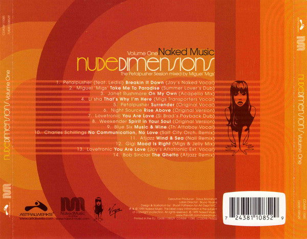 Various : Nude Dimensions Volume One (CD, Comp, Mixed)