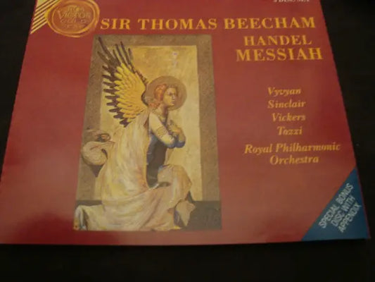 Georg Friedrich Händel - Sir Thomas Beecham, Jennifer Vyvyan, Monica Sinclair, Jon Vickers, Giorgio Tozzi, Royal Philharmonic Orchestra : Messiah (3xCD, RE, RM)