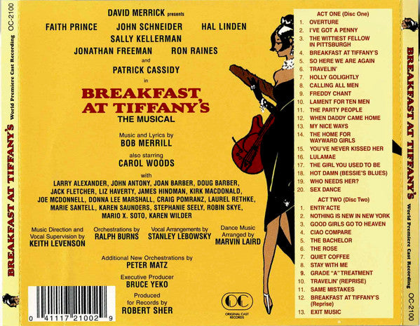Various : Breakfast At Tiffany's: The Musical (2xCD, Album)