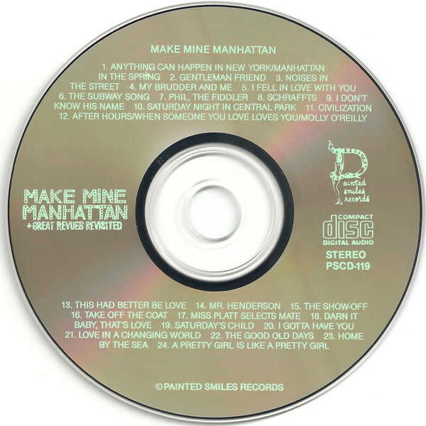 Ben Bagley : Make Mine Manhattan + Great Revues Revisited (CD, RE)