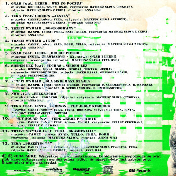 Various : Bravo Hip Hop - 12 Wypasionych Teledysków (VCD, Comp, Promo)