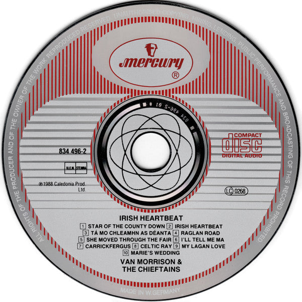 Van Morrison & The Chieftains : Irish Heartbeat (CD, Album)