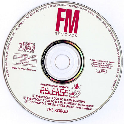 The Korgis : Everybody's Got To Learn Sometime (CD, Single)
