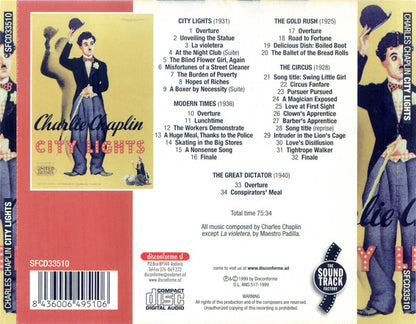 Charlie Chaplin : City Lights (CD, Comp)