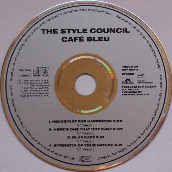 The Style Council : Café Bleu (CD, EP)