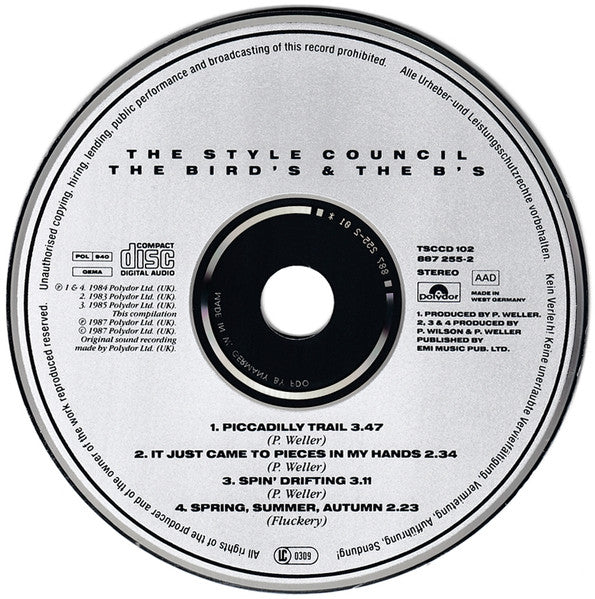 The Style Council : The Birds & The B's (CD, EP)