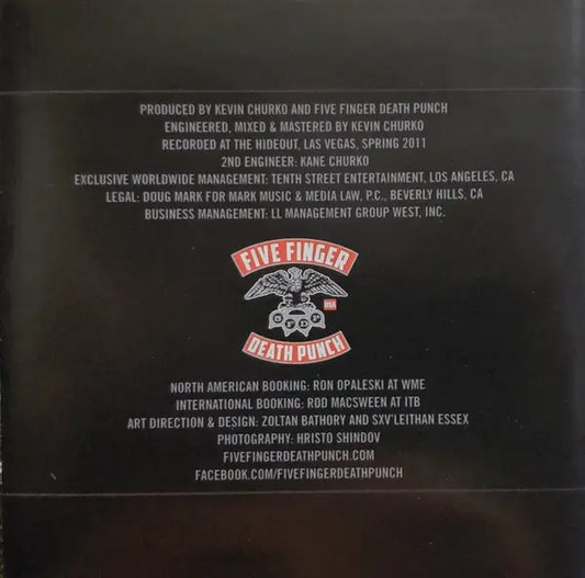 Five Finger Death Punch : American Capitalist (CD, Album, RE)
