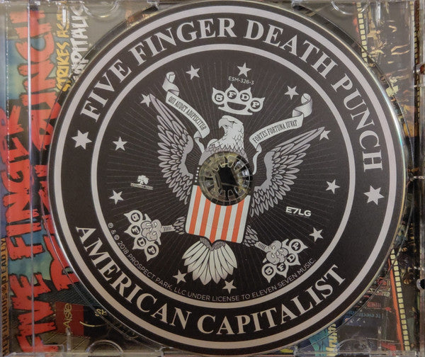 Five Finger Death Punch : American Capitalist (CD, Album, RE)