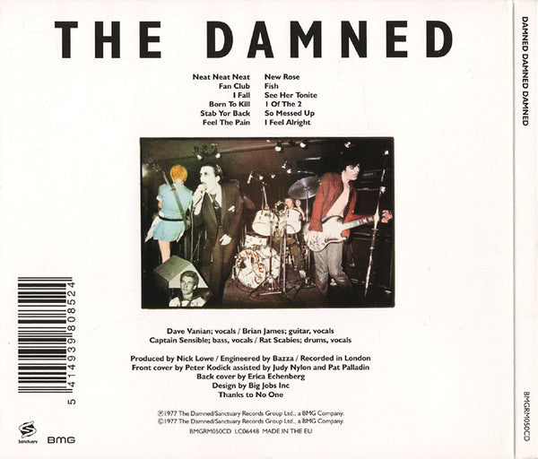 The Damned : Damned Damned Damned (CD, Album, RE, Dig)