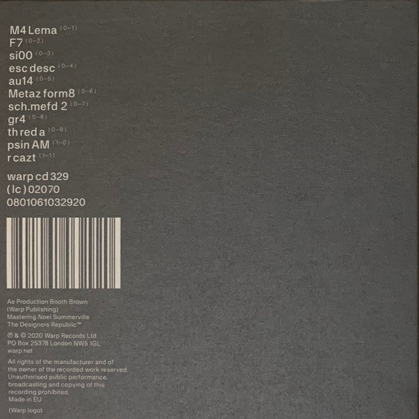 Autechre : SIGN (CD, Album)